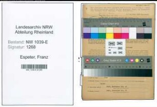 Entnazifizierung Franz Espeter , geb. 12.06.1896 (Amtsinspektor)