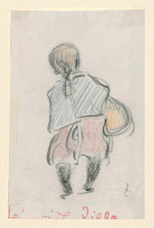 Kleines Mädchen mit Tasche