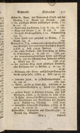 551-562, Schmolle - Schreber
