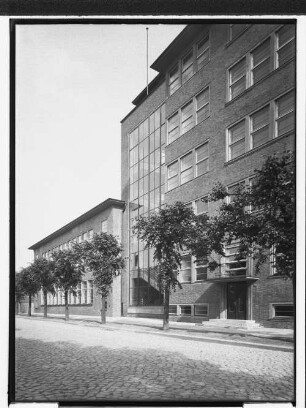Schule Wendenstraße (Hamburg-Hammerbrook): Perspektivische Teilansicht : SchumacherWV Nr. 276
