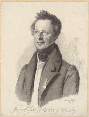 Bildnis Einsiedel, Detlev von (1773-1861), Graf, Politiker, Unternehmer