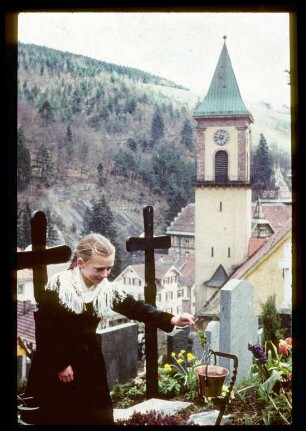 Auf dem Friedhof in Peterstal