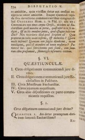 534-541, §. 1. Circa obligationem communicandi Jure divino.
