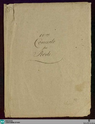 Concertos - Don Mus.Ms. 1641 : vl, orch; b; BacV 251.10
