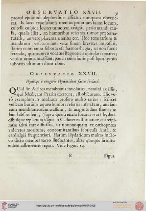 Observatio XXVII