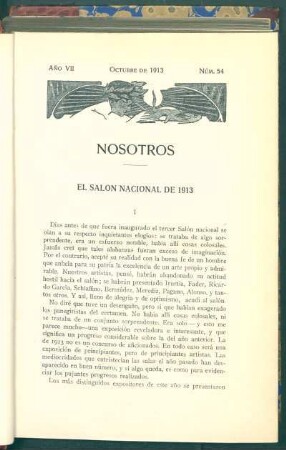 El Salón Nacional de 1913