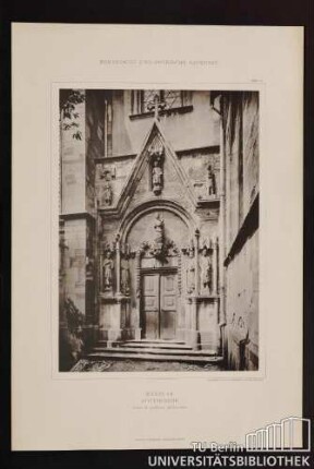 Wetzlar Stiftskirche Portal im südlichen Seitenschiffe