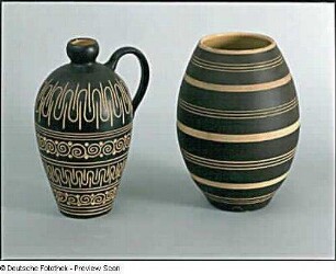 Vase : Krug und Vase (1979; VEB Kunsttöpferei)