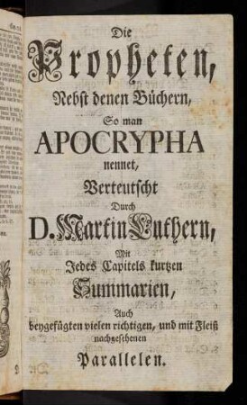 555-763, Buecher der Propheten