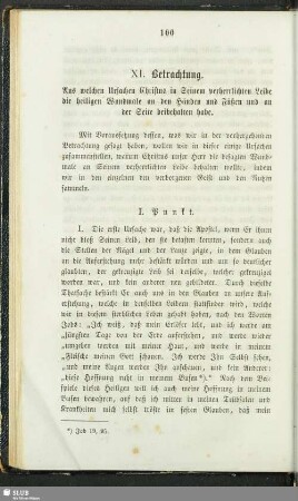 [XI. - XX. Betrachtung]