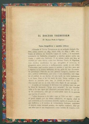 El Doctor Thebussem (D. Mariano Pardo de Figueroa) : Notas biográficas y apuntes críticos