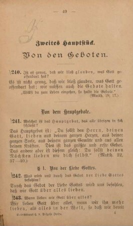 Zweites Hauptstück. von den Geboten.