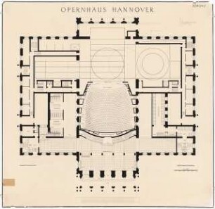 Opernhaus, Hannover: Grundriss