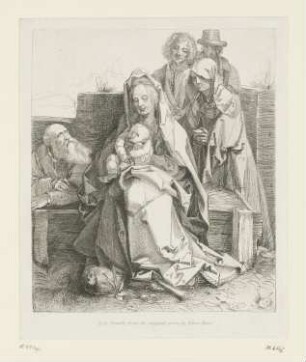 Heilige Familie, sechsfigurig