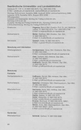 Saarländische Universitäts- und Landesbibliothek