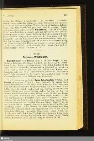 7. Route. Bensen – Wartenberg