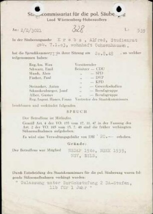 Krebs, Alfred
