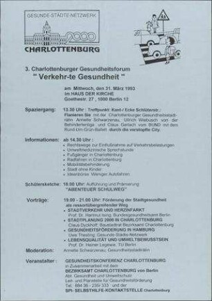 Verkehr-te Gesundheit Charlottenburger Gesundheitsforum