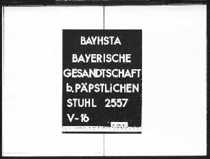 Hofreiter, Ludwig, von München, ehemaliger Oberleutnant, Eintritt in die päpstliche Armee