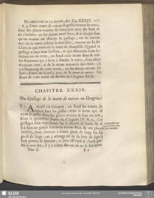 Chapitre XXXIV. Du Grillage de la matte de cuivre en Hongrie