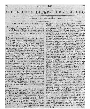 Chursächsischer Kirchen- und Predigeralmanach. Auf das Jahr 1801. Chemnitz: Jacobäer 1801