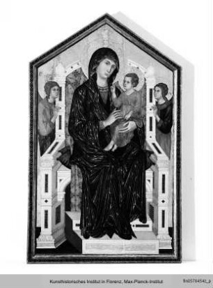 Maestà - Thronende Madonna mit Engeln
