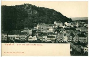 Karlsbad. Blick nach dem Hirschensprung