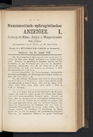 1. 30. Januar 1880