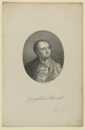 Bildnis des Georg Fried. Haendel