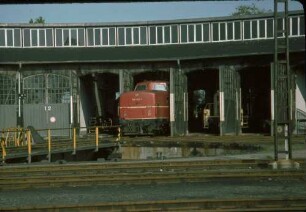 Bw Bamberg Lok 280 002 Drehscheibe Lokschuppen