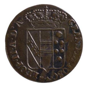 Münze, Quattrino, 1830
