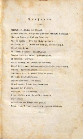 Maria Stuart : ein Trauerspiel