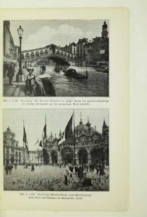 Venedig; Markuskirche und Markusplatz