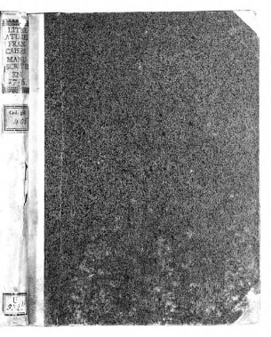 Nouvelles de Littérature diverse, nouvelles diverses, nouvelles des spectacles, Effets royaux, volume 5: Janvier 1756 - Septembre 1756 - BSB Cod.gall. 405