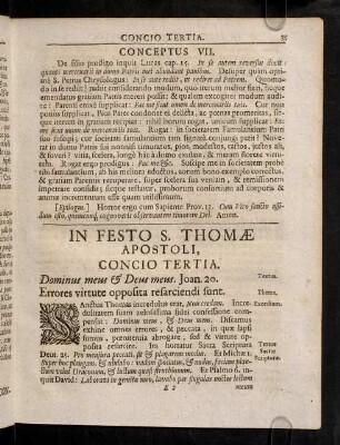 35-38, Concio Tertia