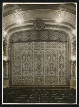 Stadttheater, Aussig: Ansicht Bühne