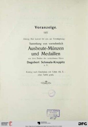 Voranzeige