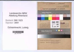Entnazifizierung Ludwig Ochsenknecht , geb. 18.09.1909 (Kaufm.Angest.)