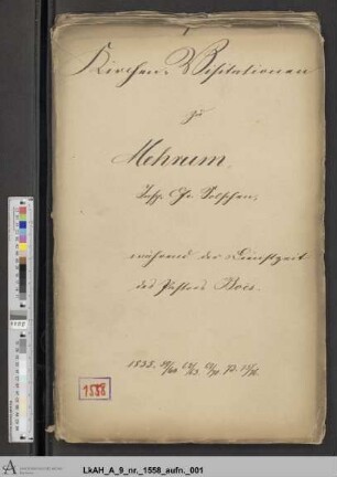 Mehrum: Visitationsakten