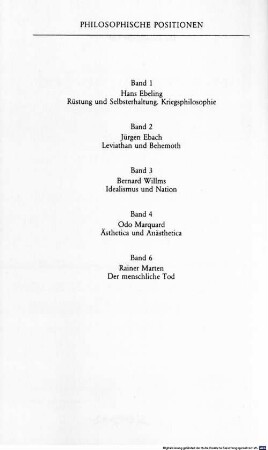 Der menschliche Tod : eine philosophische Revision