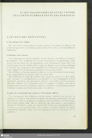 VI. Les Possibilités De Lutte Contre Les Agents Pathogènes Et Les Parasites