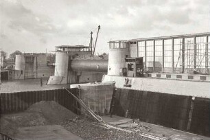 Wehrbaustelle Schlüsselburg/Weser