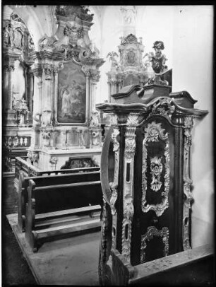 Gerlachsheim Pfarrkirche Kirchengestühl