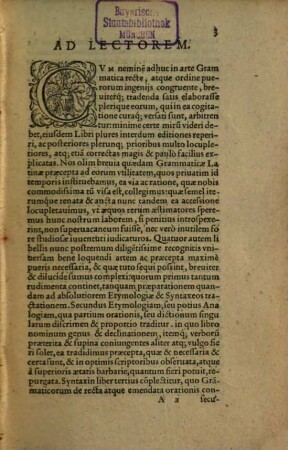 Cornelii Valerii Ultraiectini Grammaticarum institutionum libri IIII