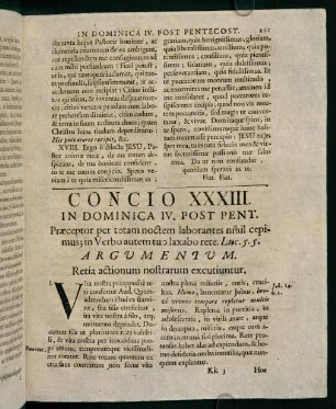 261-270, Concio XXXIII. in dominica IV. post pentecostes