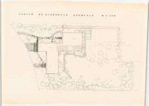 Garten Dr. Schönwald, Dormagen: Lageplan 1:100