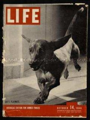Amerikanische Zeitschrift "Life international. 1. Volume 1946