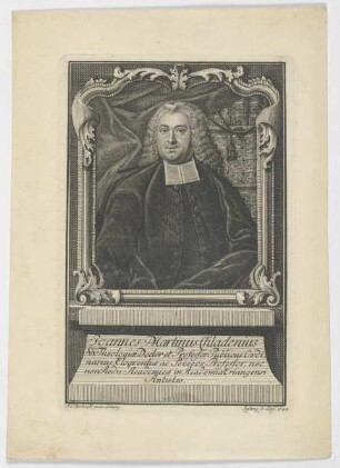 Bildnis des Ioannes Martinus Chladenius