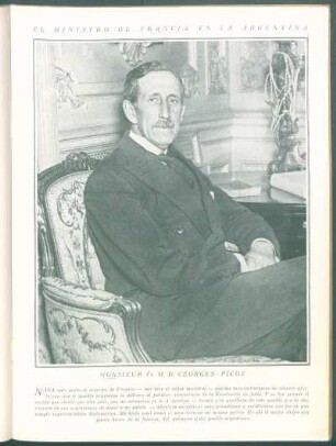 El ministro de Francia en la Argentina
