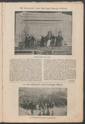 La manifestación del domingo último